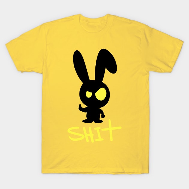 Shit , Bad Rabbit T-Shirt by alaadin